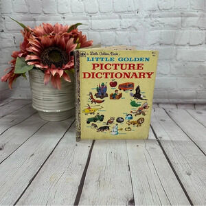 vintage 1976 a little golden book picture dictionary tibor gergely pictures